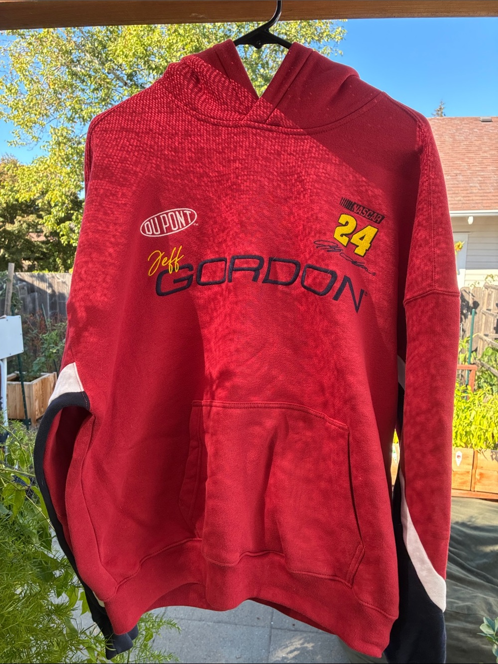 Hollister Red Jeff Gordon Racing Pullover Hoodie